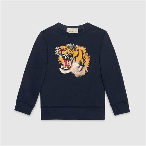 pantaloni in felpa junior gucci con tigre|La nuova linea Gucci Tiger ispirata all’anno della tigre .